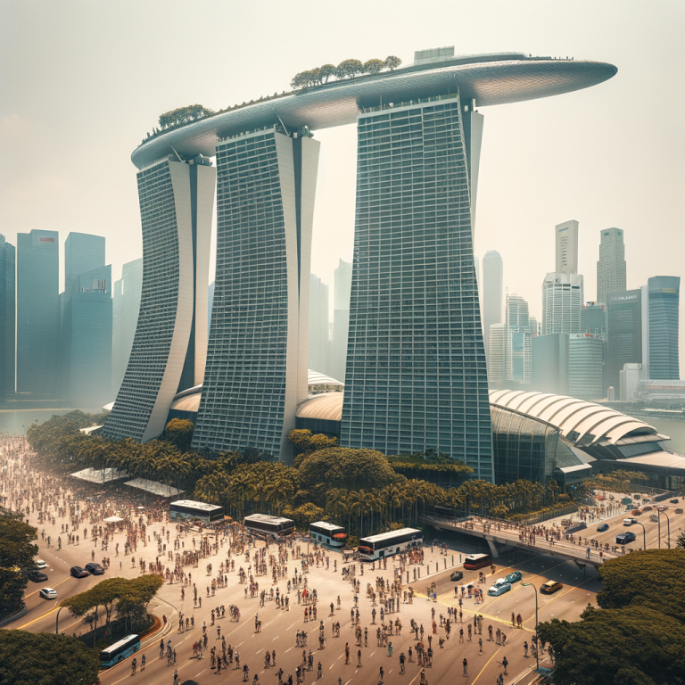 Marina Bay Sands vs Human: A Unique Comparison Marina Bay Sands compared to human