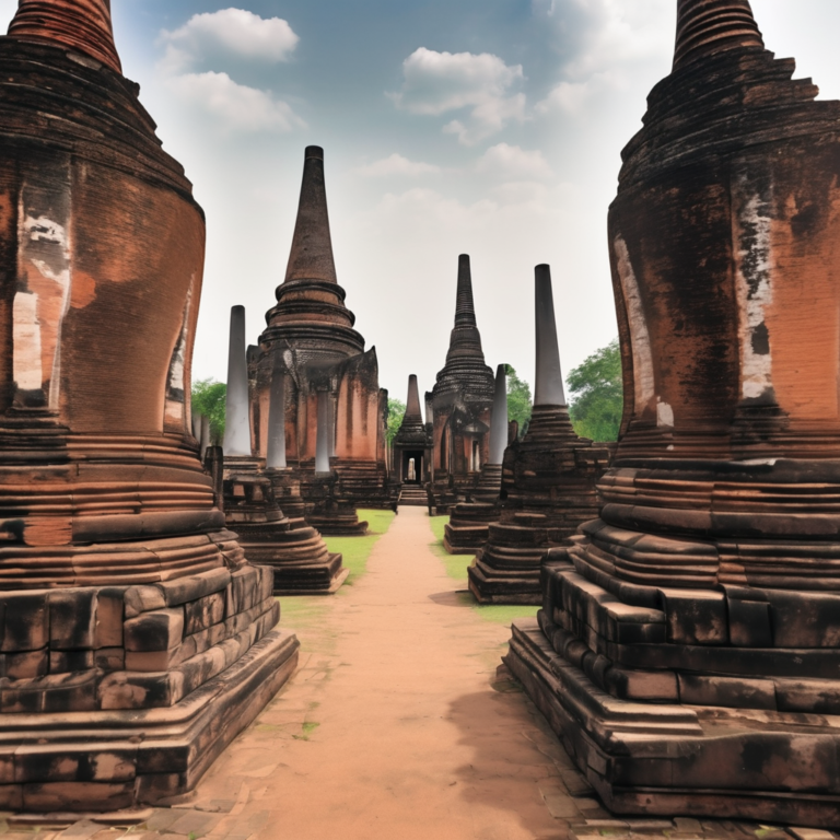 Exploring Sukhothai Historical Park: A Human Connection human compare to Sukhothai Historical Park